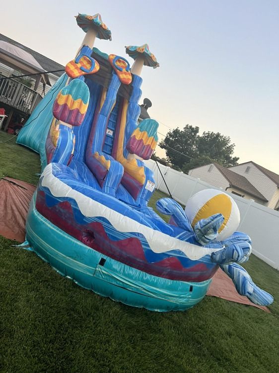 Inflatable water rides